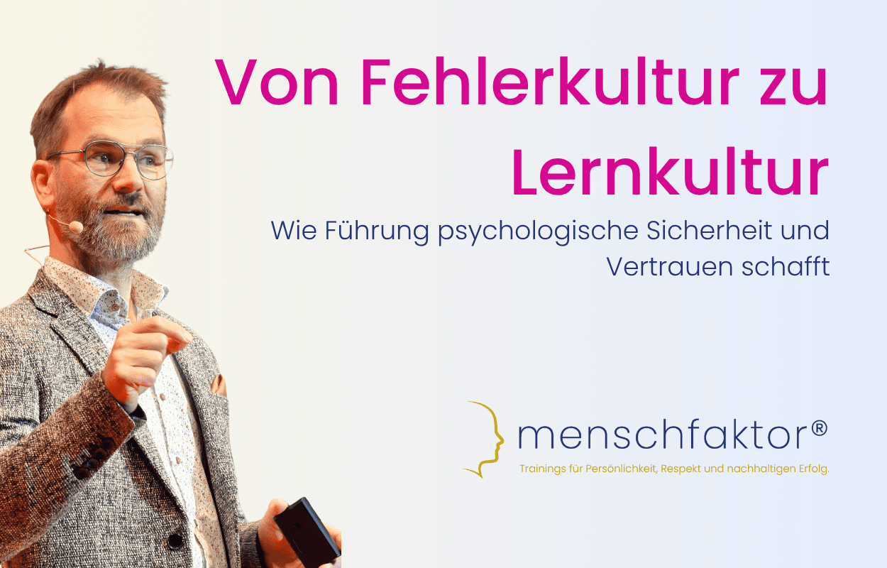 von fehlerkultur zu lernkultur fuehrung psychologische sicherheit vertrauen